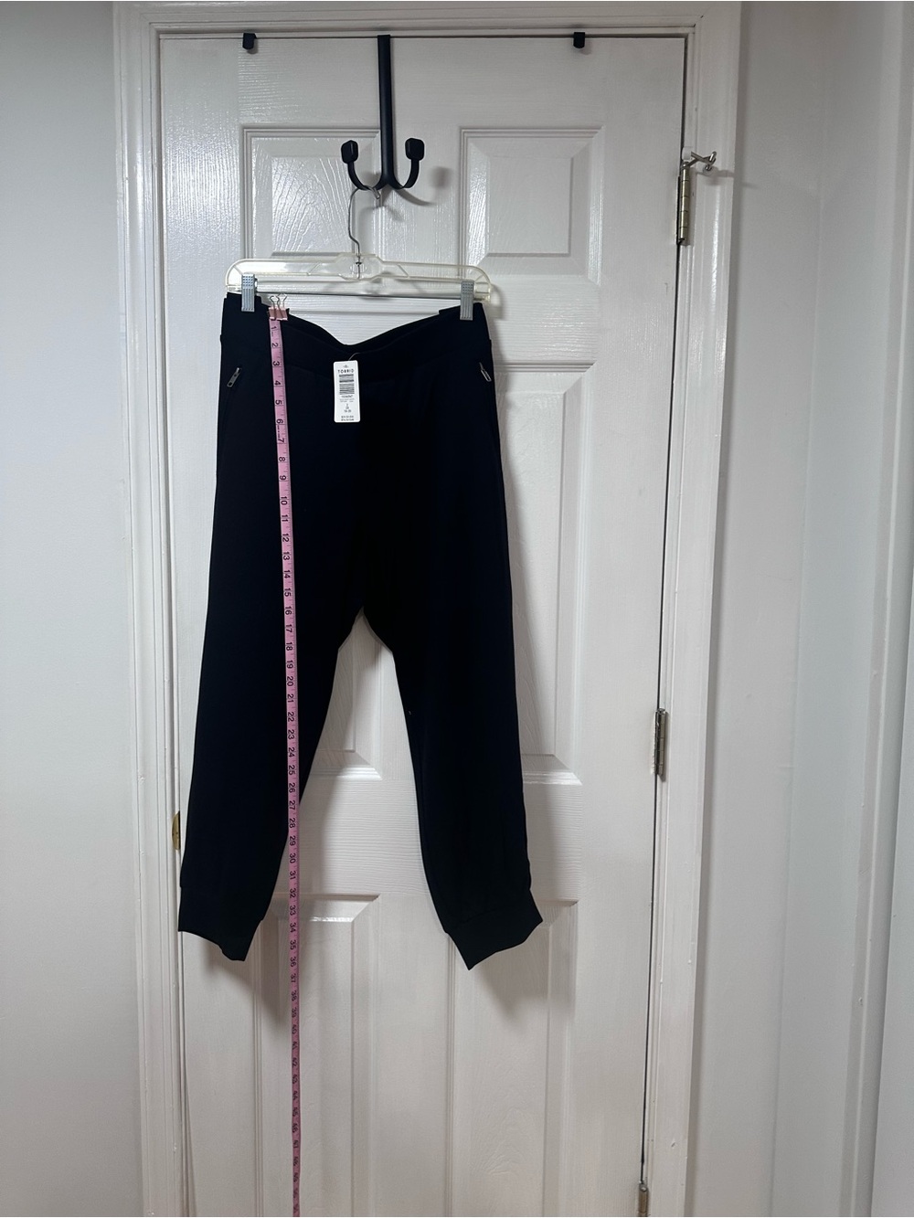 torrid Black Track Joggers with Zip Pockets